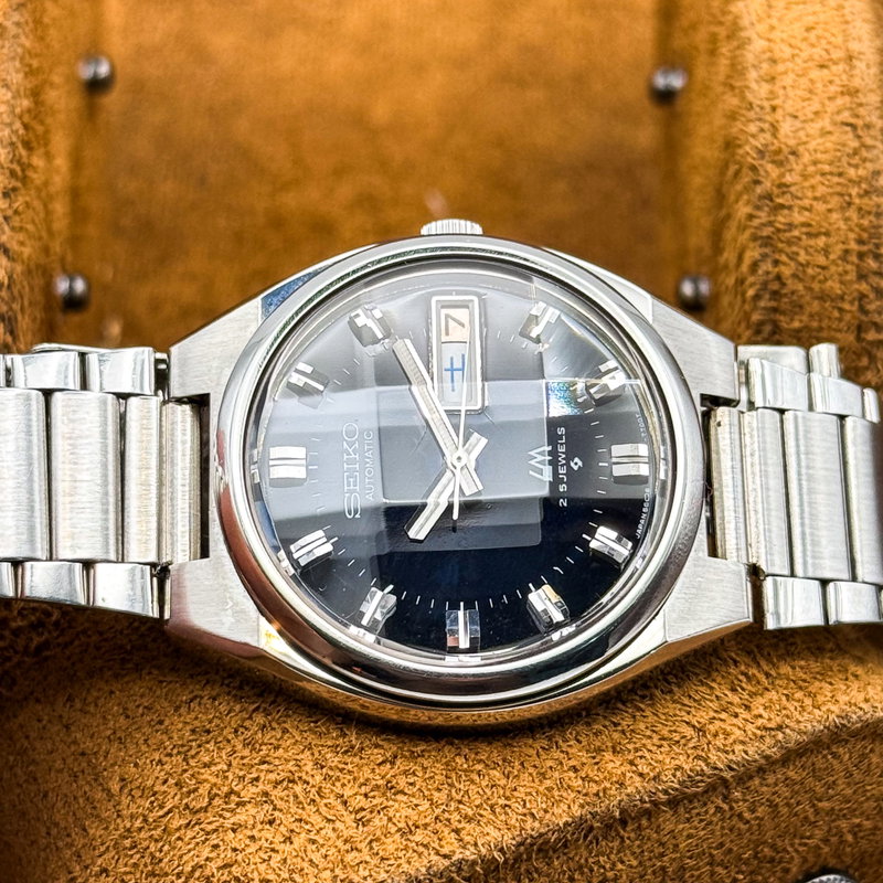 Seiko Seiko - Lord Matic "Deep Blue Sunburst" 閃影 (Senei) – Flashing Shadow - No reserve price - 5606-7340 - Men - 1974 vintage watch - image 22