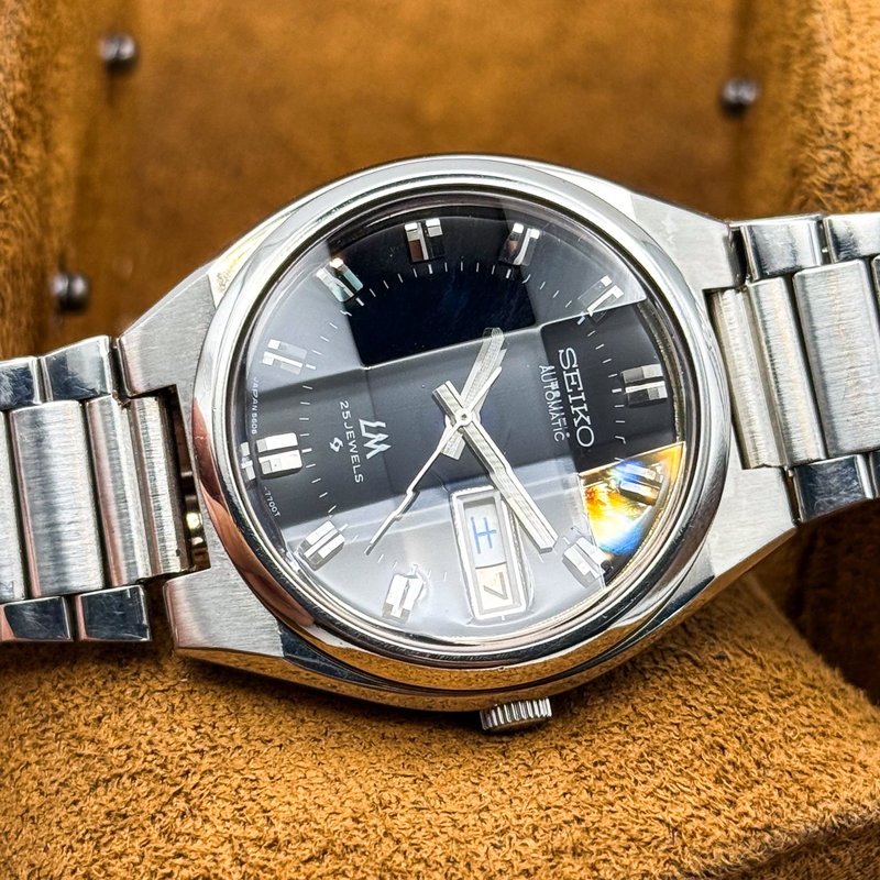 Seiko Seiko - Lord Matic "Deep Blue Sunburst" 閃影 (Senei) – Flashing Shadow - No reserve price - 5606-7340 - Men - 1974 vintage watch - image 23