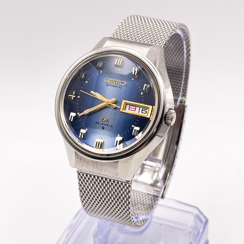 Seiko Seiko - Lord Matic "Gradient Blue Sunburst" 青嵐 (Ao Arashi) – Blue Storm - No reserve price - 5606-7290 - Men - 1973 vintage watch - image 1