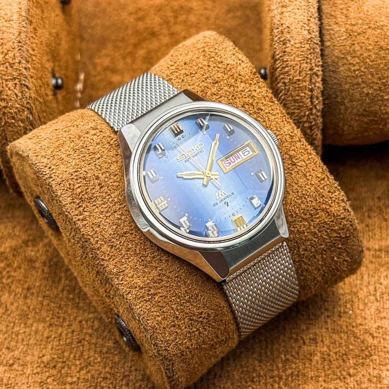 Seiko Seiko - Lord Matic "Gradient Blue Sunburst" 青嵐 (Ao Arashi) – Blue Storm - No reserve price - 5606-7290 - Men - 1973 vintage watch - image 13