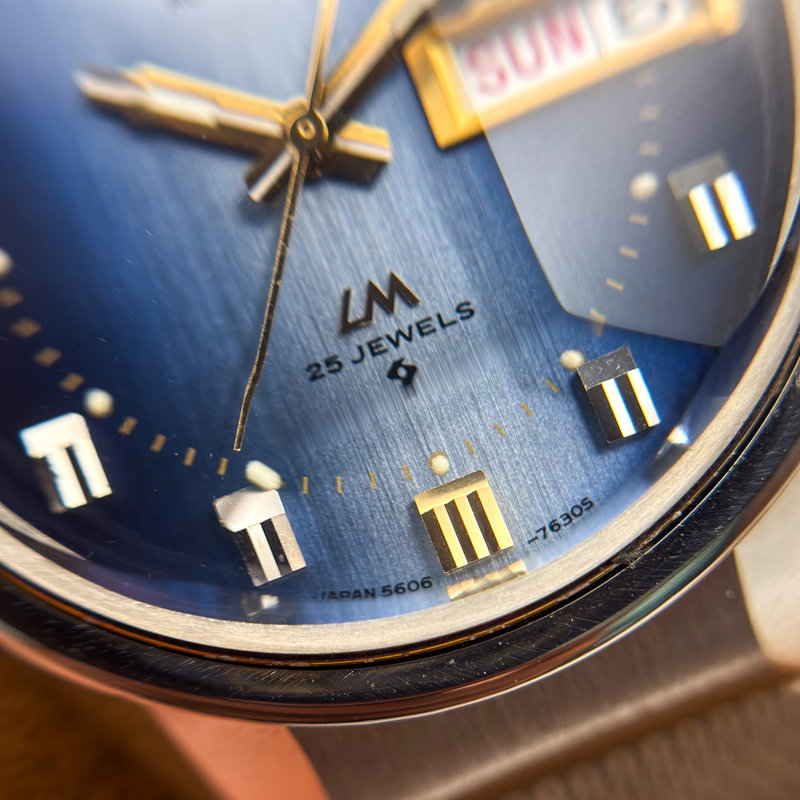 Seiko Seiko - Lord Matic "Gradient Blue Sunburst" 青嵐 (Ao Arashi) – Blue Storm - No reserve price - 5606-7290 - Men - 1973 vintage watch - image 22