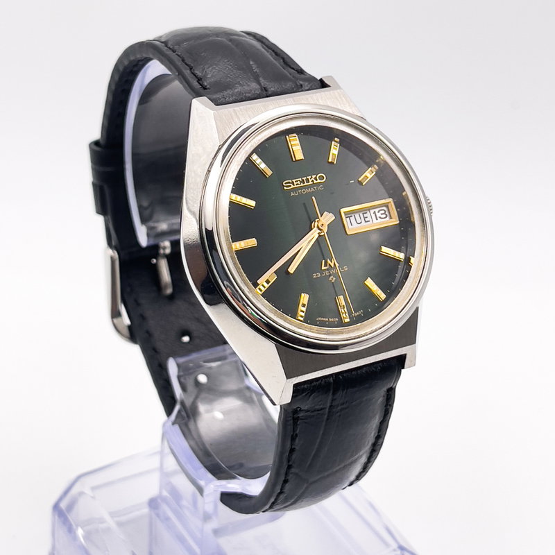 Seiko Seiko - Lord Matic "Emerald Gradient Green Sunburst" 線輝 (Senki) – Radiant Lines - No reserve price - 5606-7310 - Men - 1973 vintage watch - image 4