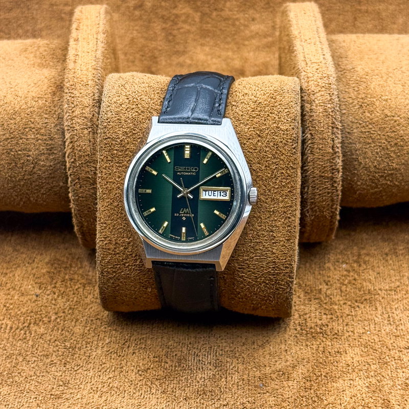 Seiko Seiko - Lord Matic "Emerald Gradient Green Sunburst" 線輝 (Senki) – Radiant Lines - No reserve price - 5606-7310 - Men - 1973 vintage watch - image 10