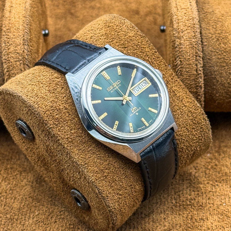Seiko Seiko - Lord Matic "Emerald Gradient Green Sunburst" 線輝 (Senki) – Radiant Lines - No reserve price - 5606-7310 - Men - 1973 vintage watch - image 13