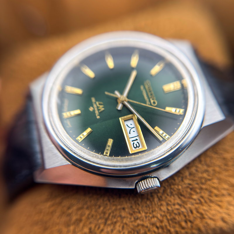 Seiko Seiko - Lord Matic "Emerald Gradient Green Sunburst" 線輝 (Senki) – Radiant Lines - No reserve price - 5606-7310 - Men - 1973 vintage watch - image 18
