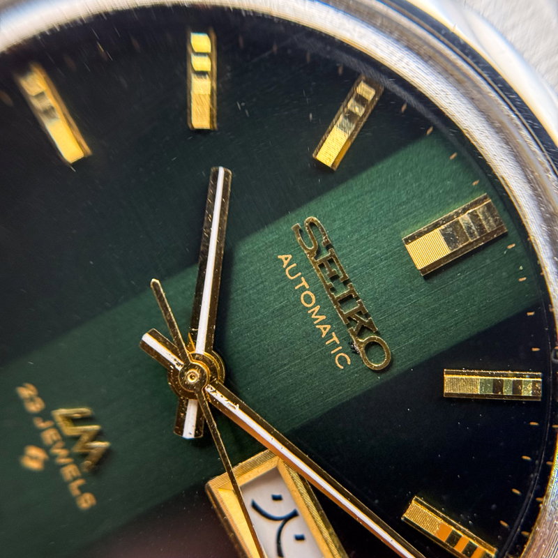 Seiko Seiko - Lord Matic "Emerald Gradient Green Sunburst" 線輝 (Senki) – Radiant Lines - No reserve price - 5606-7310 - Men - 1973 vintage watch - image 19