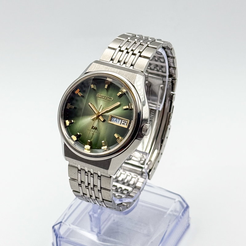 Seiko Seiko - Lord Matic "Gradient Green Sunburst" 翠王 (Suiō) – Emerald King - No reserve price - 5606-7320 - Men - 1973 vintage watch - image 10