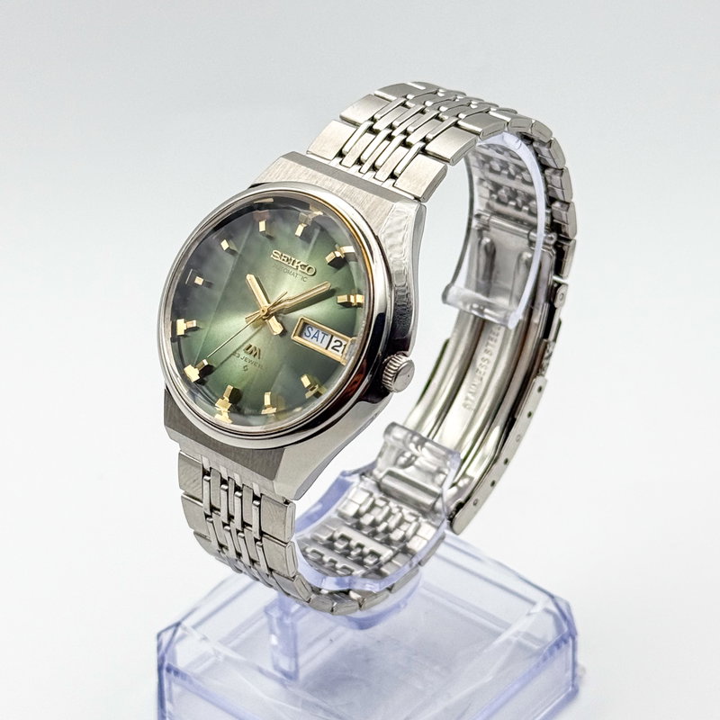 Seiko Seiko - Lord Matic "Gradient Green Sunburst" 翠王 (Suiō) – Emerald King - No reserve price - 5606-7320 - Men - 1973 vintage watch - image 11