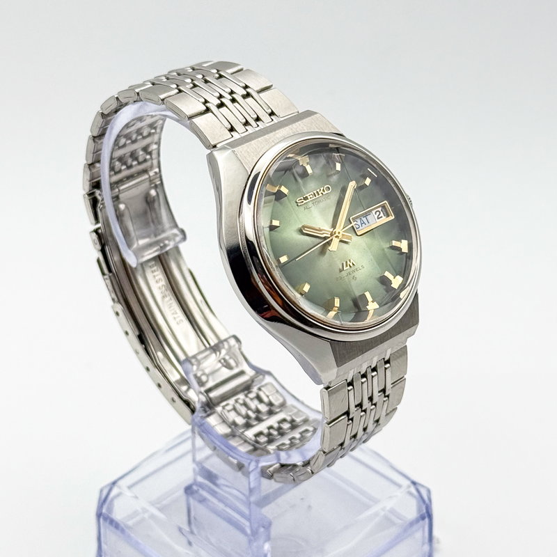 Seiko Seiko - Lord Matic "Gradient Green Sunburst" 翠王 (Suiō) – Emerald King - No reserve price - 5606-7320 - Men - 1973 vintage watch - image 13