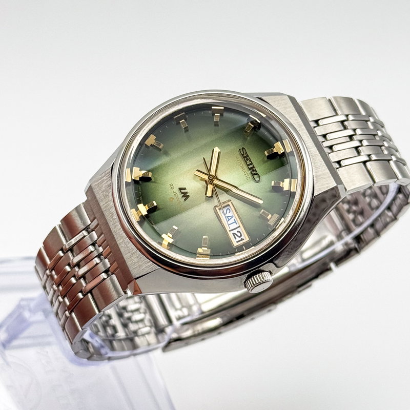 Seiko Seiko - Lord Matic "Gradient Green Sunburst" 翠王 (Suiō) – Emerald King - No reserve price - 5606-7320 - Men - 1973 vintage watch - image 17