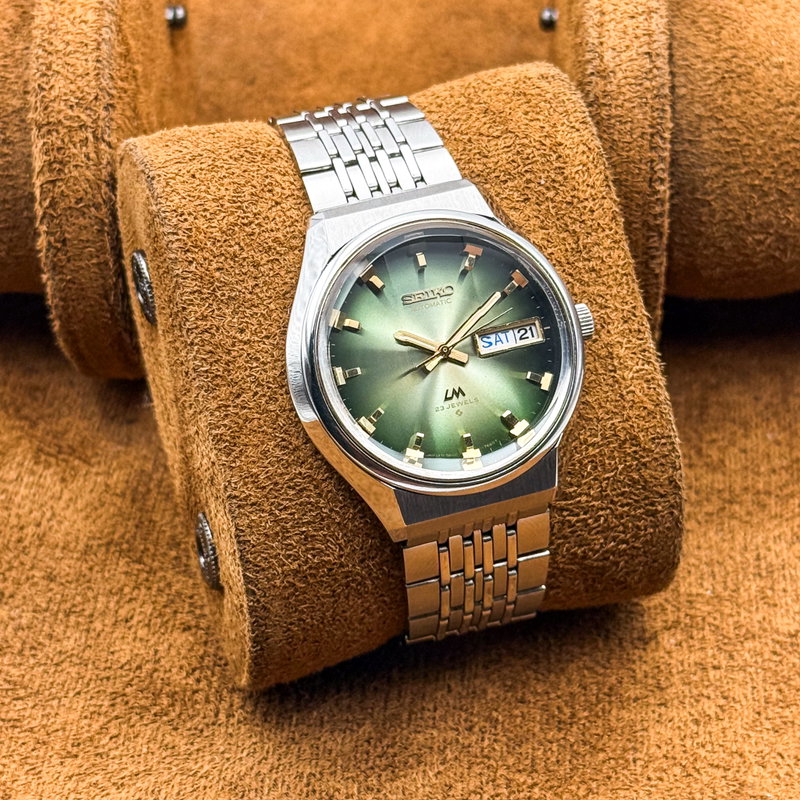 Seiko Seiko - Lord Matic "Gradient Green Sunburst" 翠王 (Suiō) – Emerald King - No reserve price - 5606-7320 - Men - 1973 vintage watch - image 22