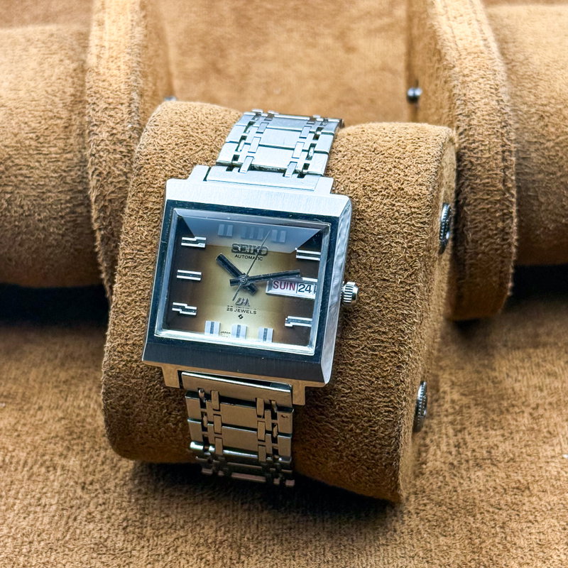 Seiko Seiko - Lord Matic "Gradient Golden Sunburst" 志光 (Shikō) – Light of Ambition - No reserve price - 5606-5080 - Men - 1972 vintage watch - image 8