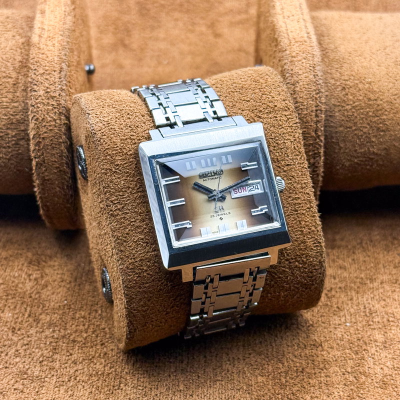 Seiko Seiko - Lord Matic "Gradient Golden Sunburst" 志光 (Shikō) – Light of Ambition - No reserve price - 5606-5080 - Men - 1972 vintage watch - image 9