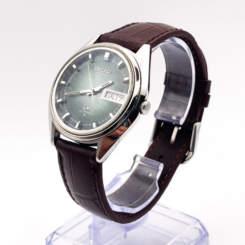 Seiko Seiko - Lord Matic "Gradient Green Sunburst" 光脈 (Kōmyaku) – Veins of Light - No reserve price - 5606-7191 - Men - 1973 vintage watch - image 18