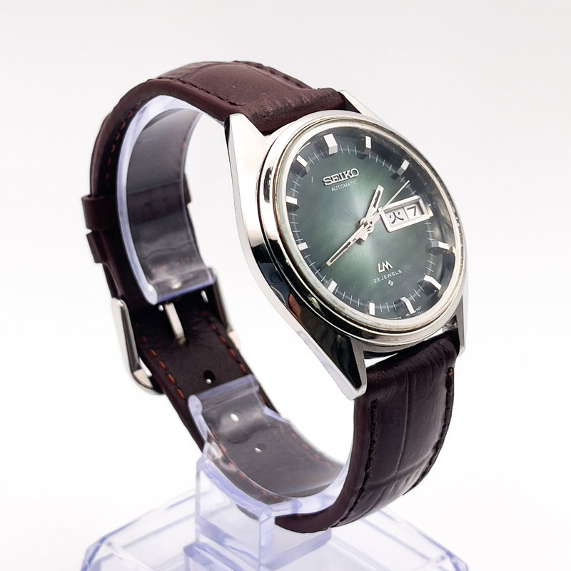 Seiko Seiko - Lord Matic "Gradient Green Sunburst" 光脈 (Kōmyaku) – Veins of Light - No reserve price - 5606-7191 - Men - 1973 vintage watch - image 19