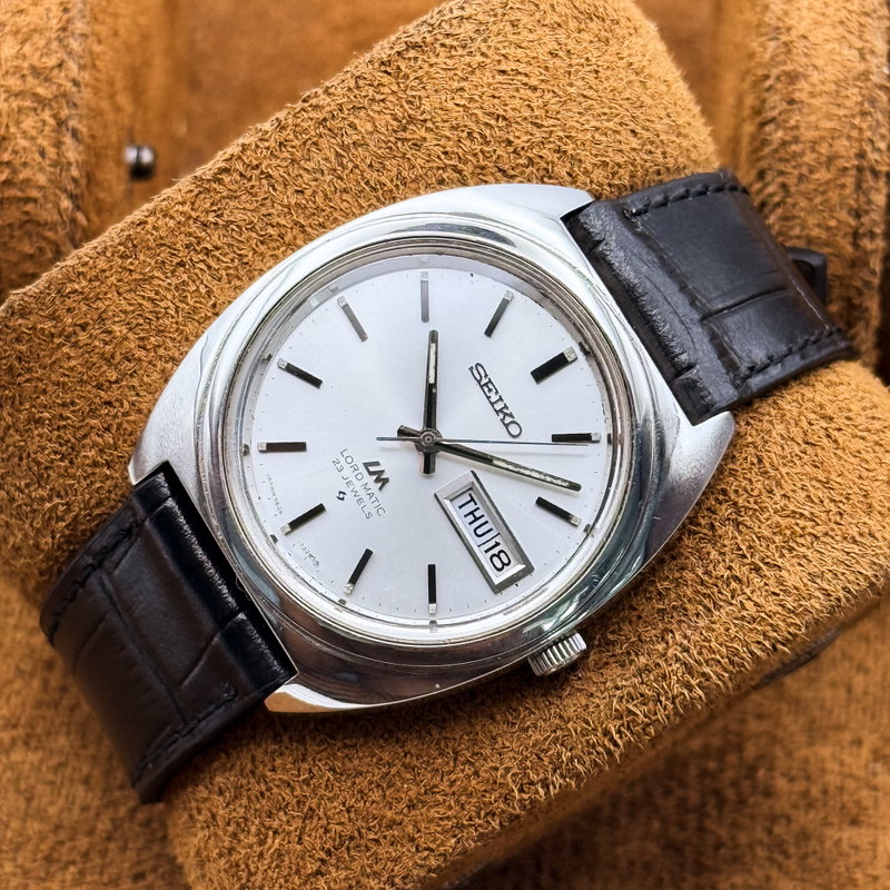 Seiko Seiko - Lord Matic 琴影 (Kotokage) – Koto Shadow - No reserve price - 5606-7140 - Men - 1970 vintage watch - image 12