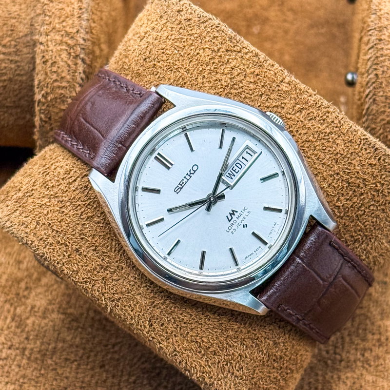 Seiko Seiko - Lord Matic [Near-Mint] 風凪 (Kazunagi) – Windless Peace - No reserve price - 5606-7070 - Men - 1970 vintage watch - image 12