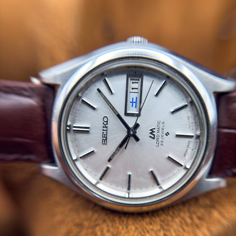 Seiko Seiko - Lord Matic [Near-Mint] 風凪 (Kazunagi) – Windless Peace - No reserve price - 5606-7070 - Men - 1970 vintage watch - image 17