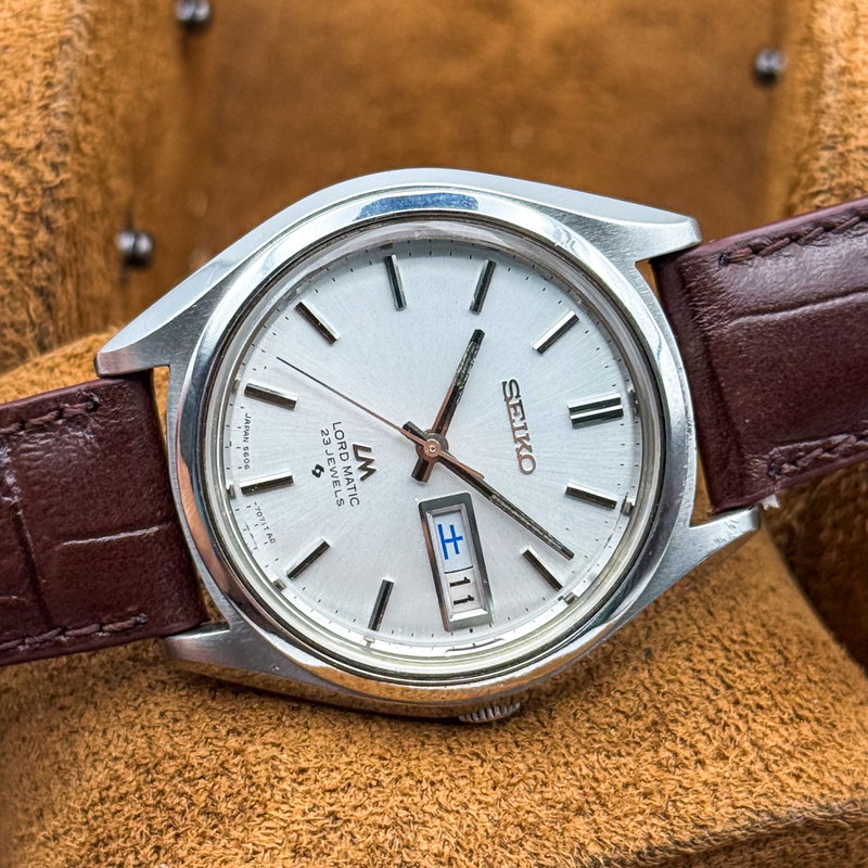 Seiko Seiko - Lord Matic [Near-Mint] 風凪 (Kazunagi) – Windless Peace - No reserve price - 5606-7070 - Men - 1970 vintage watch - image 18