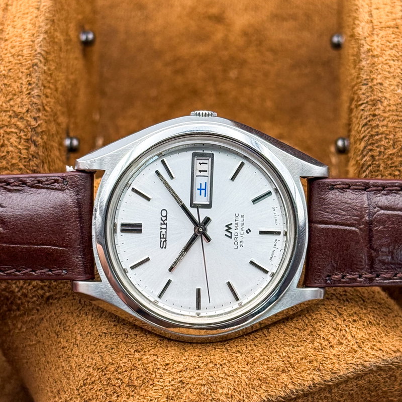 Seiko Seiko - Lord Matic [Near-Mint] 風凪 (Kazunagi) – Windless Peace - No reserve price - 5606-7070 - Men - 1970 vintage watch - image 19
