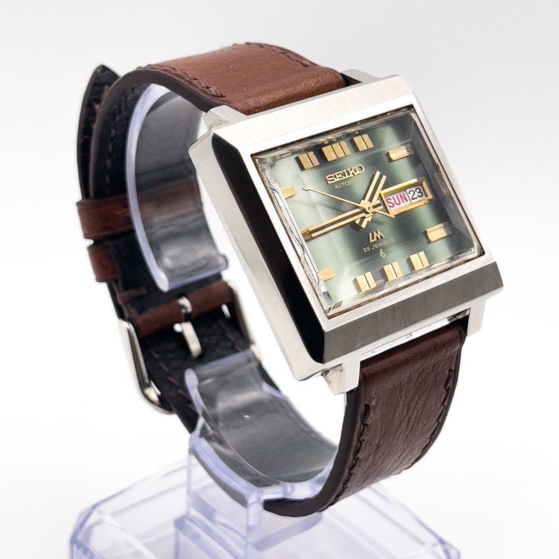 Seiko Seiko - Lord Matic "Gradient Green Sunburst" 翠輝 (Suiki) – Emerald Radiance - No reserve price - 5606-5080 - Men - 1972 vintage watch - image 4