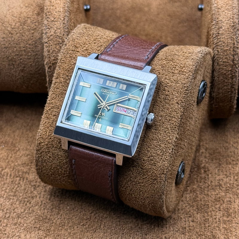 Seiko Seiko - Lord Matic "Gradient Green Sunburst" 翠輝 (Suiki) – Emerald Radiance - No reserve price - 5606-5080 - Men - 1972 vintage watch - image 8