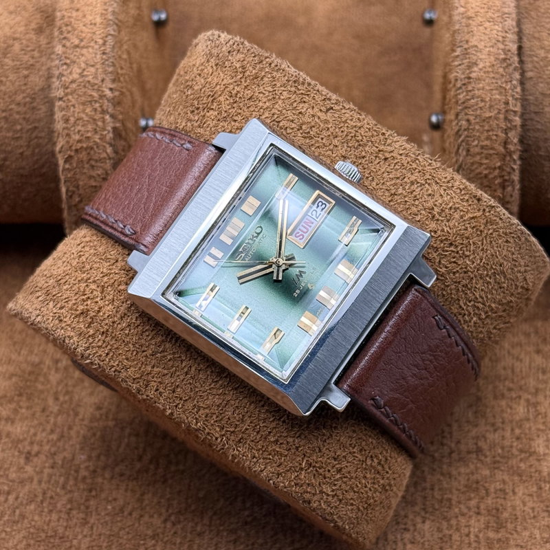 Seiko Seiko - Lord Matic "Gradient Green Sunburst" 翠輝 (Suiki) – Emerald Radiance - No reserve price - 5606-5080 - Men - 1972 vintage watch - image 11