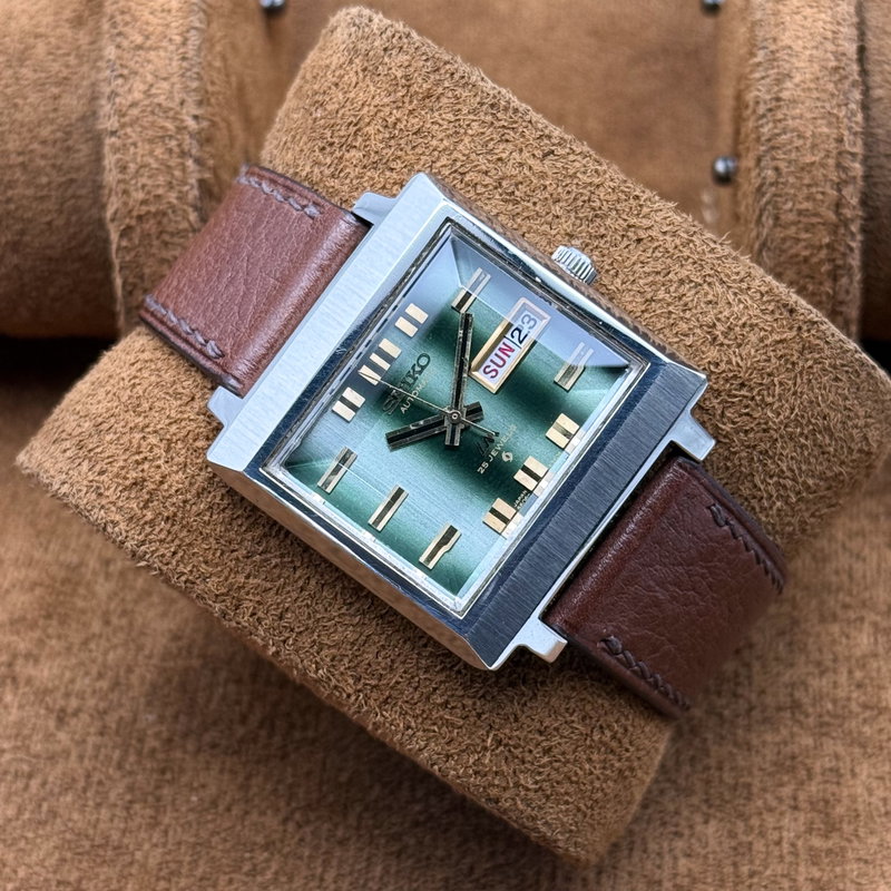Seiko Seiko - Lord Matic "Gradient Green Sunburst" 翠輝 (Suiki) – Emerald Radiance - No reserve price - 5606-5080 - Men - 1972 vintage watch - image 12