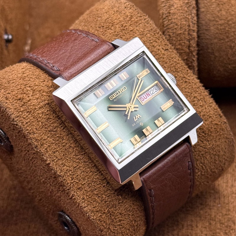 Seiko Seiko - Lord Matic "Gradient Green Sunburst" 翠輝 (Suiki) – Emerald Radiance - No reserve price - 5606-5080 - Men - 1972 vintage watch - image 13
