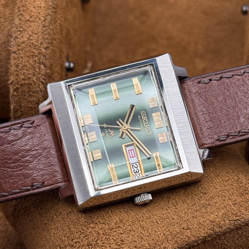 Seiko Seiko - Lord Matic "Gradient Green Sunburst" 翠輝 (Suiki) – Emerald Radiance - No reserve price - 5606-5080 - Men - 1972 vintage watch - image 15