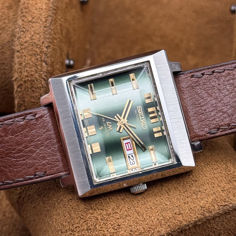 Seiko Seiko - Lord Matic "Gradient Green Sunburst" 翠輝 (Suiki) – Emerald Radiance - No reserve price - 5606-5080 - Men - 1972 vintage watch - image 16