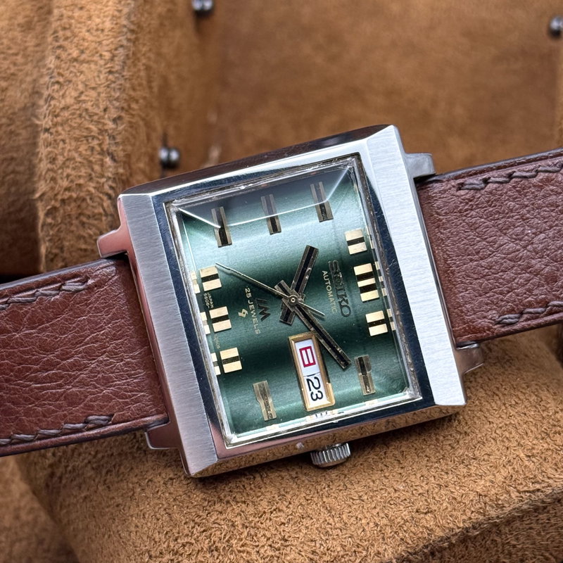 Seiko Seiko - Lord Matic "Gradient Green Sunburst" 翠輝 (Suiki) – Emerald Radiance - No reserve price - 5606-5080 - Men - 1972 vintage watch - image 17