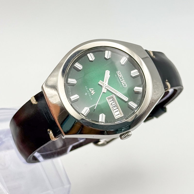 Seiko Seiko - LM "Vivid Green Sunburst" 風音 (Kazane) – Sound of Wind - No reserve price - 5606-7360 - Men - 1974 vintage watch - image 8