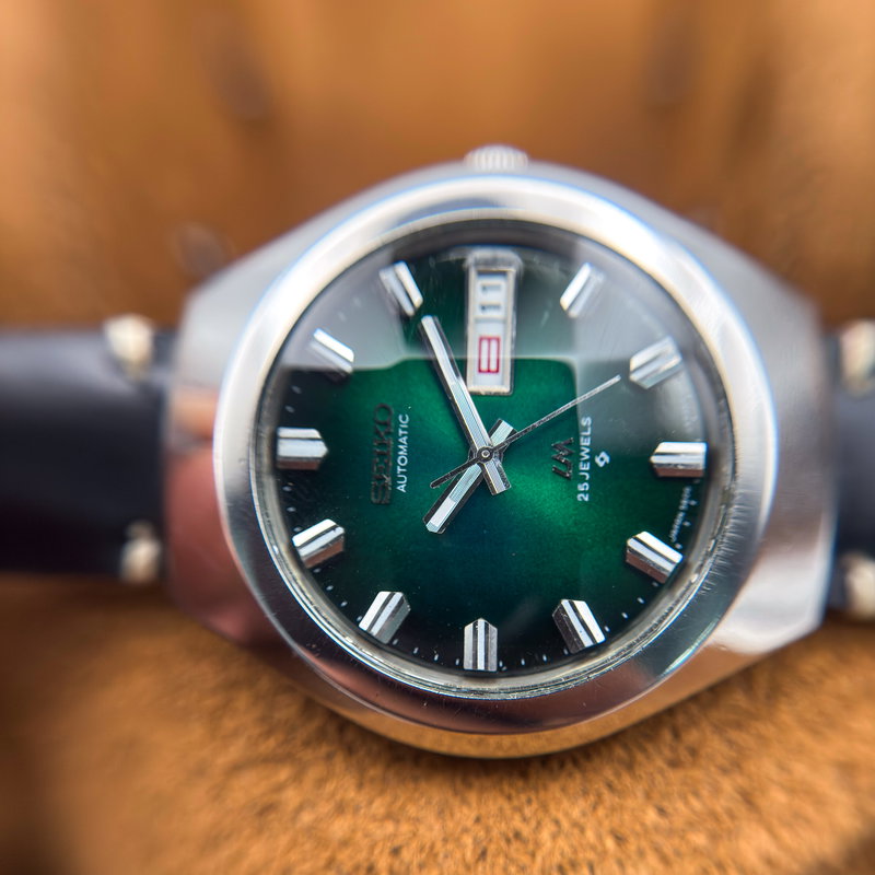 Seiko Seiko - LM "Vivid Green Sunburst" 風音 (Kazane) – Sound of Wind - No reserve price - 5606-7360 - Men - 1974 vintage watch - image 19