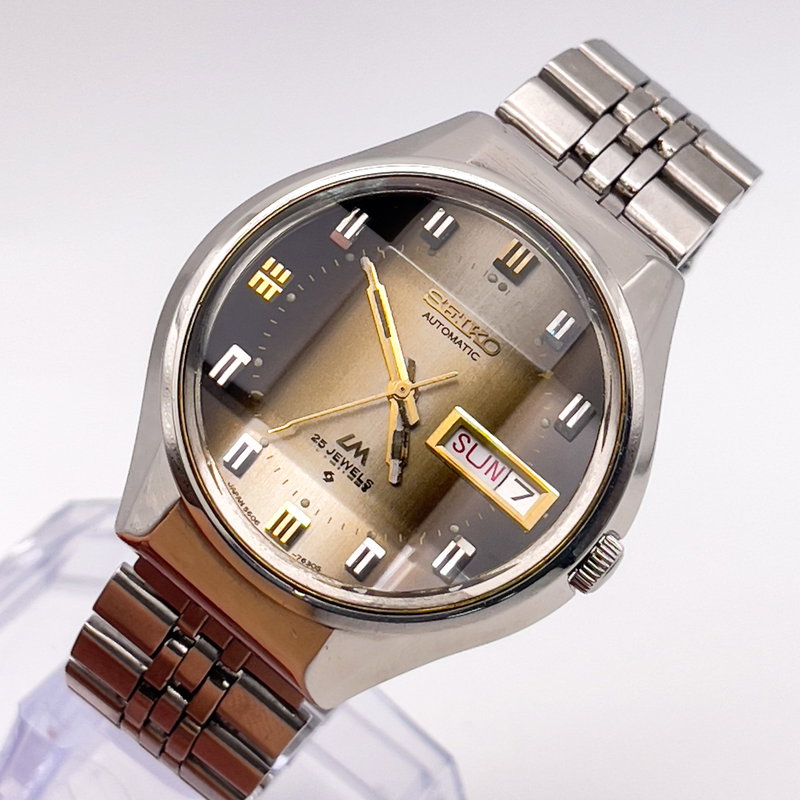 Seiko Seiko - Lord Matic "Gradient Grey Sunburst" 閑影 (Kanei) – Tranquil Shadow - No reserve price - 5606-7290 - Men - 1973 vintage watch - image 7