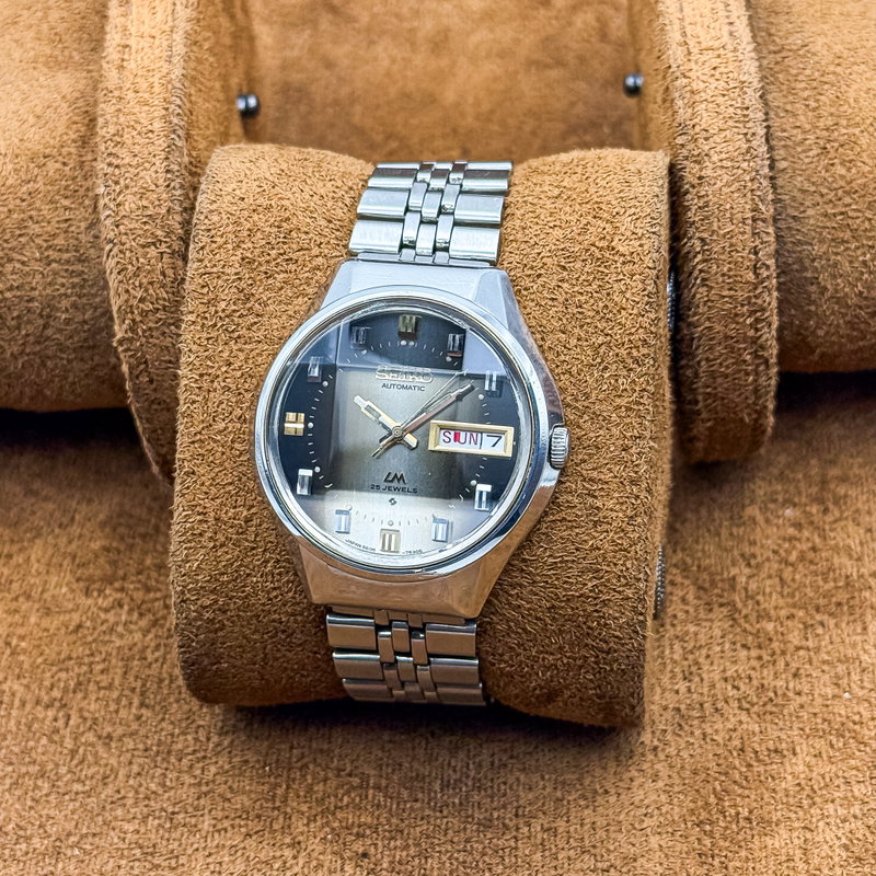 Seiko Seiko - Lord Matic "Gradient Grey Sunburst" 閑影 (Kanei) – Tranquil Shadow - No reserve price - 5606-7290 - Men - 1973 vintage watch - image 8