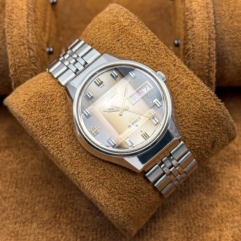 Seiko Seiko - Lord Matic "Gradient Grey Sunburst" 閑影 (Kanei) – Tranquil Shadow - No reserve price - 5606-7290 - Men - 1973 vintage watch - image 11