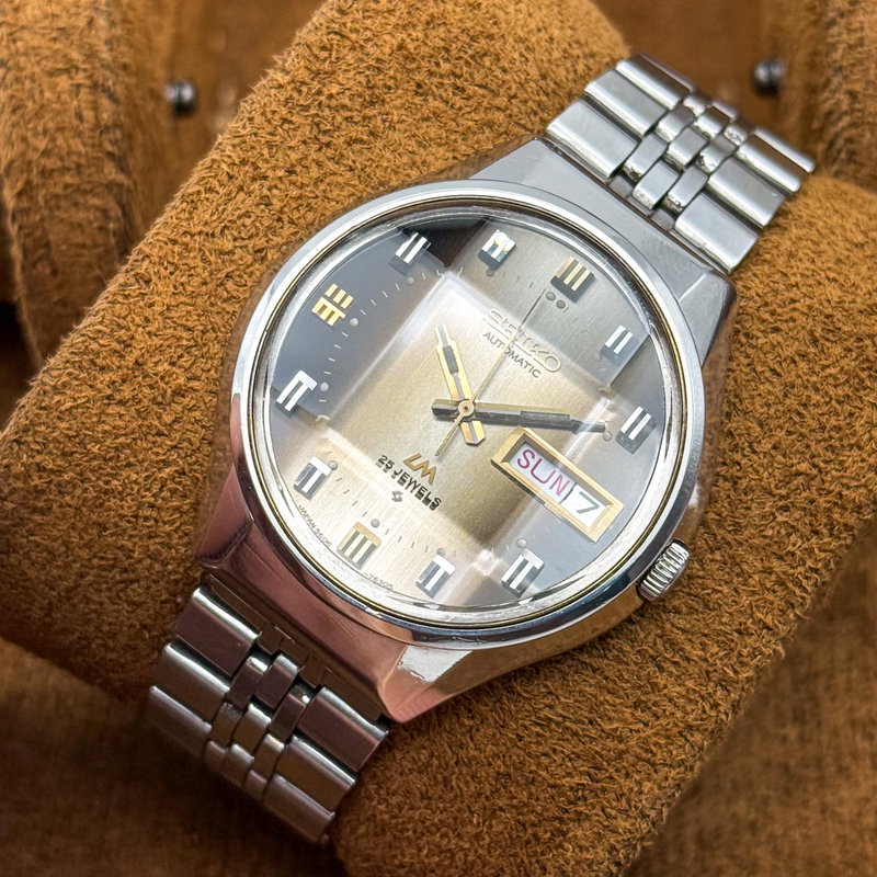 Seiko Seiko - Lord Matic "Gradient Grey Sunburst" 閑影 (Kanei) – Tranquil Shadow - No reserve price - 5606-7290 - Men - 1973 vintage watch - image 16