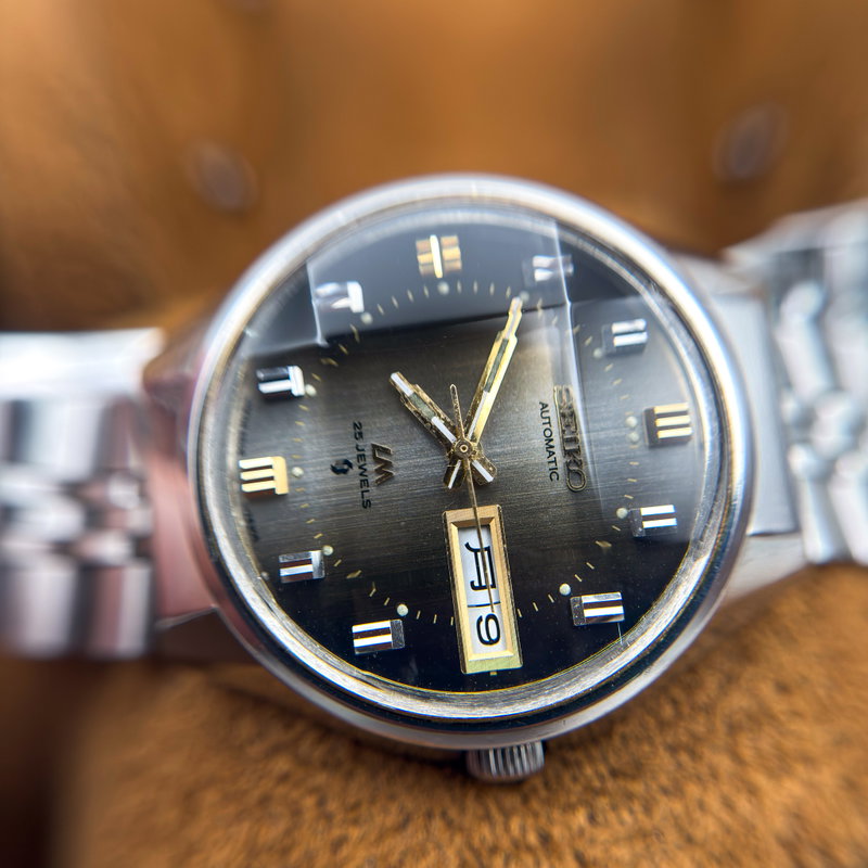 Seiko Seiko - Lord Matic "Gradient Grey Sunburst" 閑影 (Kanei) – Tranquil Shadow - No reserve price - 5606-7290 - Men - 1973 vintage watch - image 23