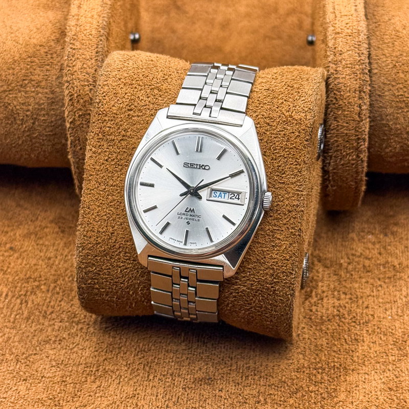 Seiko Seiko - Lord Matic [Near-Mint] 無音 (Muon) – Soundless - No reserve price - 5606-7000 - Men - 1969 vintage watch - image 5