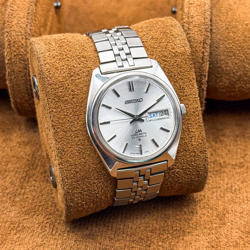 Seiko Seiko - Lord Matic [Near-Mint] 無音 (Muon) – Soundless - No reserve price - 5606-7000 - Men - 1969 vintage watch - image 7