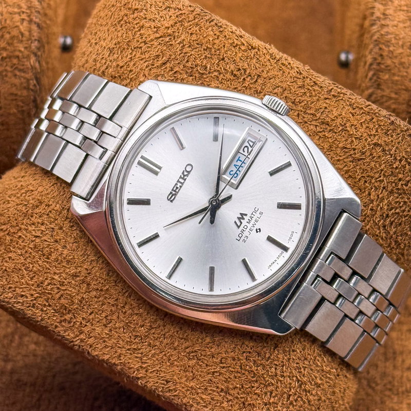 Seiko Seiko - Lord Matic [Near-Mint] 無音 (Muon) – Soundless - No reserve price - 5606-7000 - Men - 1969 vintage watch - image 13