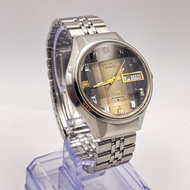 Seiko Seiko - Lord Matic "Gradient Grey Sunburst" 曇紋 (Donmon) – Hazy Pattern - No reserve price - 5606-7290 - Men - 1973 vintage watch - image 1