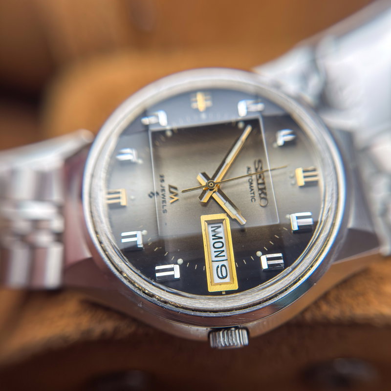 Seiko Seiko - Lord Matic "Gradient Grey Sunburst" 曇紋 (Donmon) – Hazy Pattern - No reserve price - 5606-7290 - Men - 1973 vintage watch - image 14