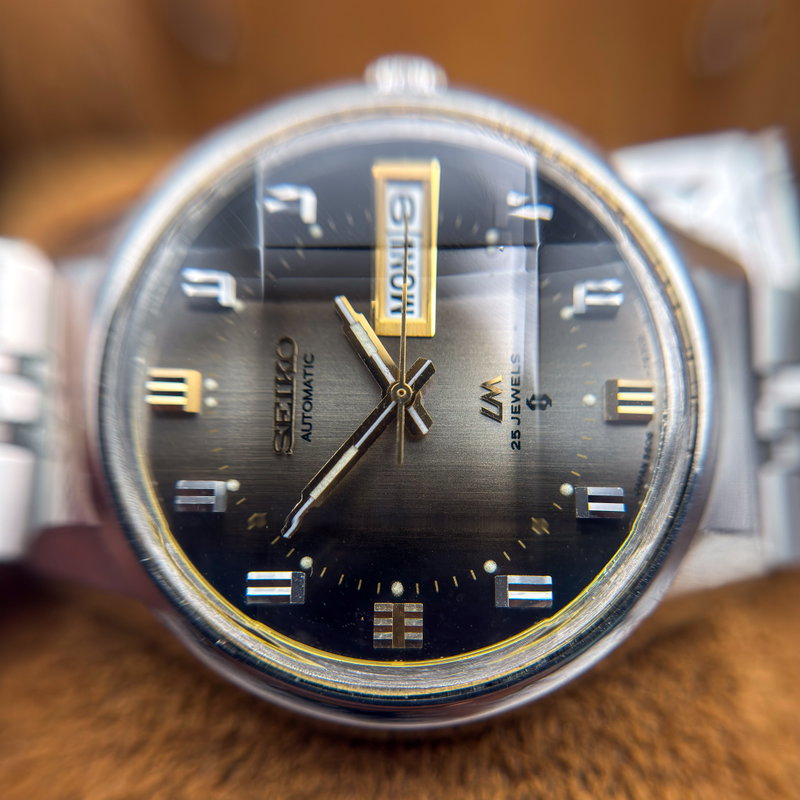 Seiko Seiko - Lord Matic "Gradient Grey Sunburst" 曇紋 (Donmon) – Hazy Pattern - No reserve price - 5606-7290 - Men - 1973 vintage watch - image 15
