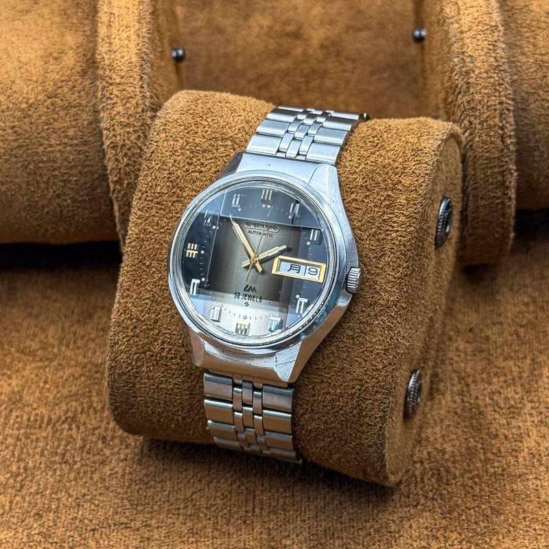Seiko Seiko - Lord Matic "Gradient Grey Sunburst" 曇紋 (Donmon) – Hazy Pattern - No reserve price - 5606-7290 - Men - 1973 vintage watch - image 20