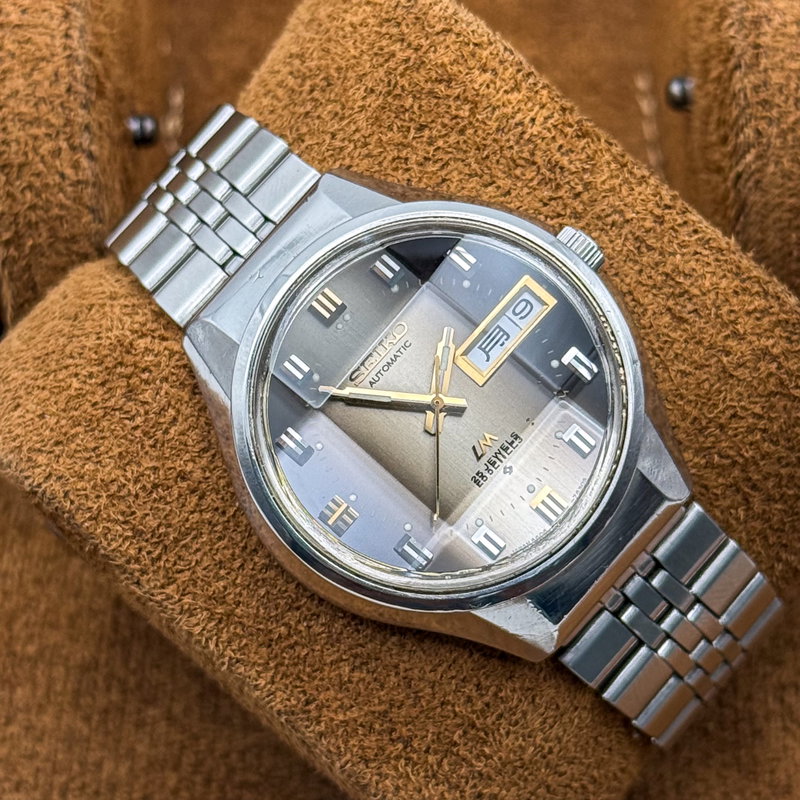Seiko Seiko - Lord Matic "Gradient Grey Sunburst" 曇紋 (Donmon) – Hazy Pattern - No reserve price - 5606-7290 - Men - 1973 vintage watch - image 25