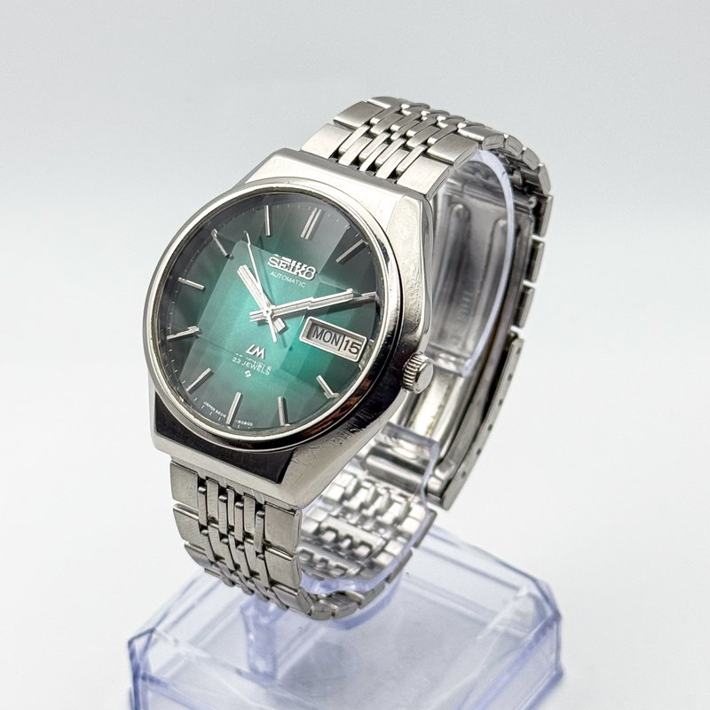 Seiko Seiko - Lord Matic "Emerald Green Sunburst" 放紋 – Hōmon – Radiant Pattern - No reserve price - 5606-8061 - Men - 1975 vintage watch - image 2