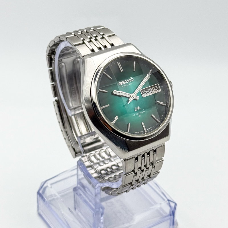 Seiko Seiko - Lord Matic "Emerald Green Sunburst" 放紋 – Hōmon – Radiant Pattern - No reserve price - 5606-8061 - Men - 1975 vintage watch - image 5