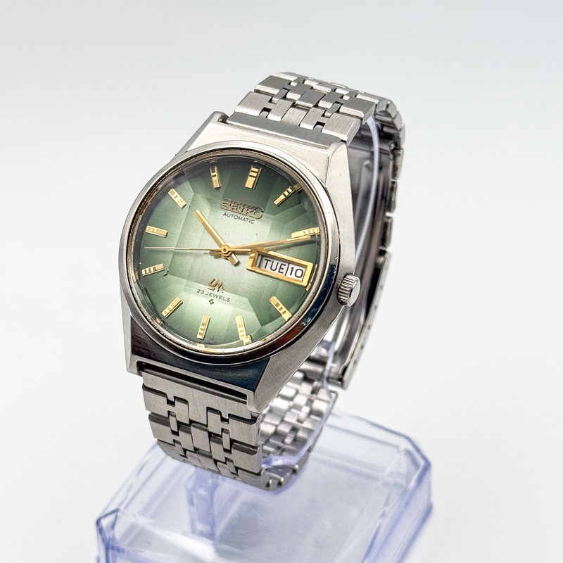 Seiko Seiko - Lord Matic "Gradient Emerald Sunburst" 光明 (Kōmyō) – Luminous Light - No reserve price - 5606-7310 - Men - 1973 vintage watch - image 1